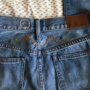 Madewell Embroidered Perfect Vintage Jeans
